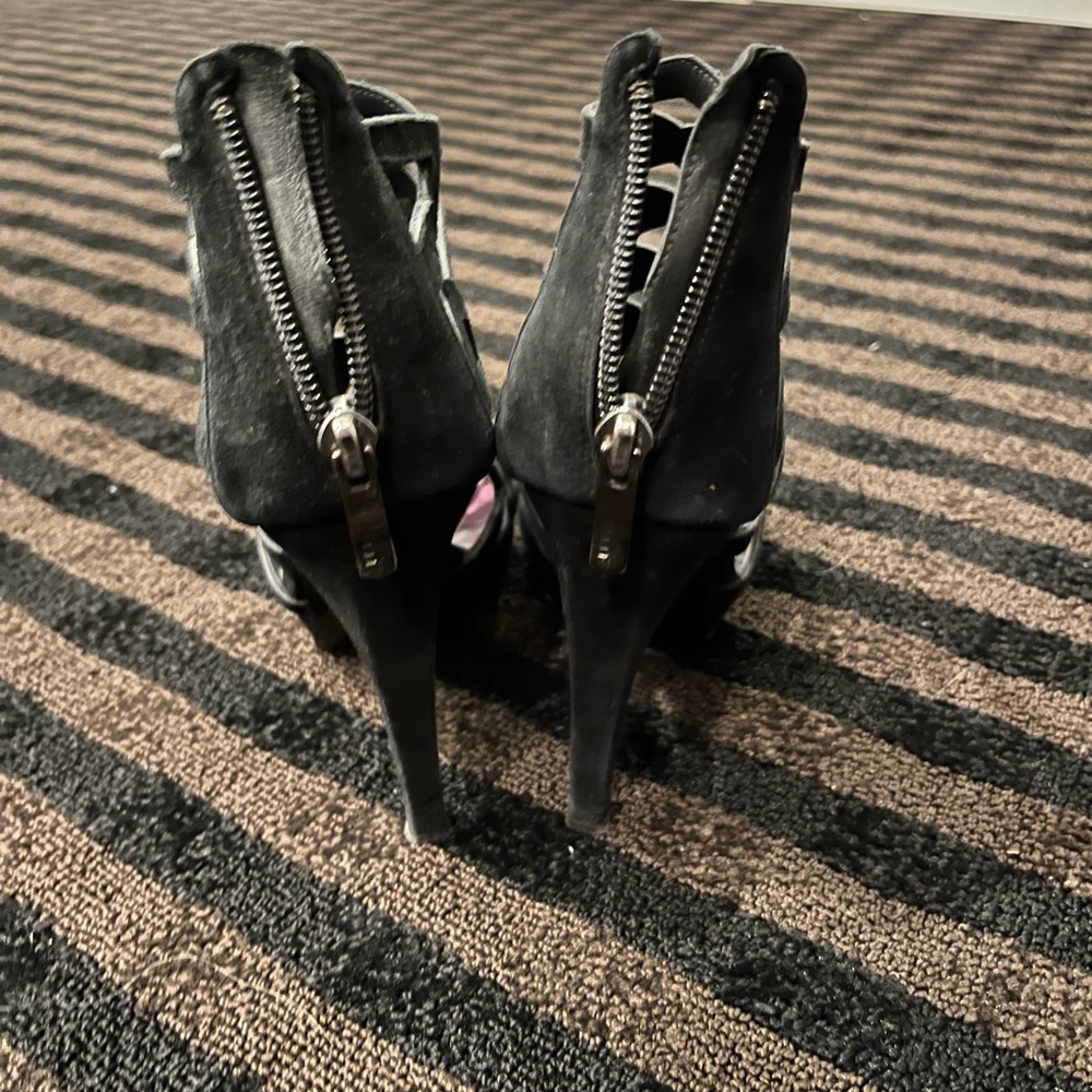Barbara Bui black size 7 cage shoes - Picture 2 of 3
